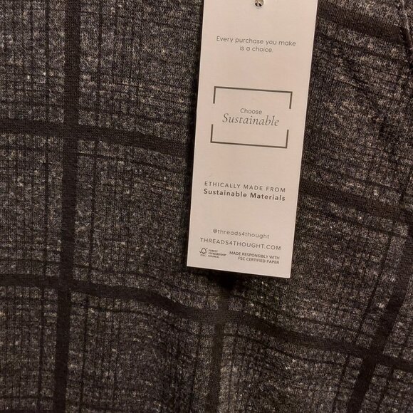 Thread 4 Thought Grey NWT Men’s S Crew Neck Knit Sweater - Picture 9 of 16